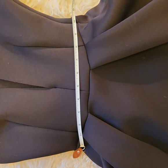 Guess sleeveless scuba knit deep V size XS EUC Plunge evening dress - Picture 8 of 14